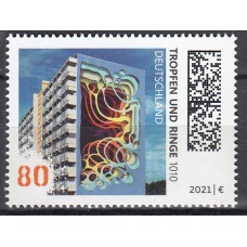 Alemania Federal Correo 2021 Yvert 3411 ** Mnh Tropfen y Ringe