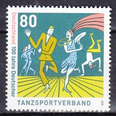 Alemania Federal Correo 2021 Yvert 3418 ** Mnh Danza Alemana 100 Aniversario