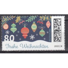 Alemania Federal Correo 2021 Yvert 3420 ** Mnh Navidad - Feliz Navidad