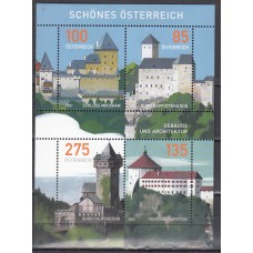 Austria Correo 2021 Yvert 3463/66 ** Mnh Castillos