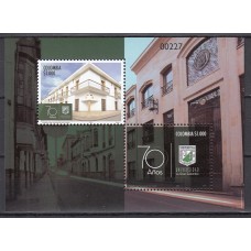 Colombia Hojas Yvert 96 ** Mnh 70 años Universidad