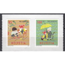 Suiza Correo 2021 Yvert 2656/57 ** Mnh Pro Juventud Adhesivo