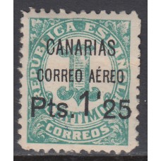 Canarias Correo 1937 Edifil 26 ** Mnh