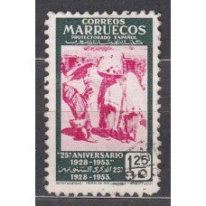 Marruecos Sueltos 1953 Edifil 388 usado