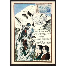 Francia - Carta Postal - Yvert 2560 - Matasello Especial Chamonix