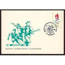 Francia - Carta Postal - Yvert 2632 - Matasello Especial - Atletismo 1991 Burdeos