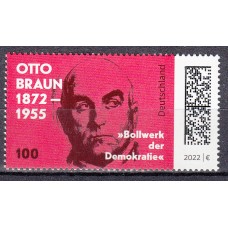 Alemania Federal Correo 2022 Yvert 3441 ** Mnh Otto Braun 150 Aniversario