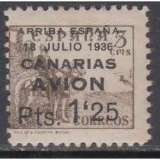 Canarias Correo 1937 Edifil 22 * Mh