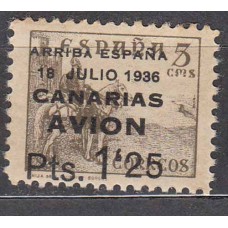 Canarias Correo 1937 Edifil 22 * Mh