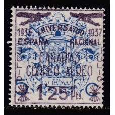 Canarias Correo 1937 Edifil 33 ** Mnh