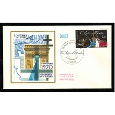 Francia Sobres Primer Dia FDC Yvert 2114 - Colombey 1980 - Paris