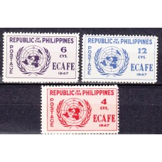 Filipinas Correo 1948 Yvert 335/37 * Mh