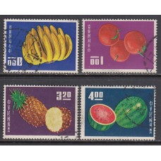 Formosa - Correo 1964 Yvert 478/81 Usados  Frutas