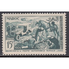 Marruecos Frances - Correo 1954 Yvert 330 ** Mnh Dia del Sello