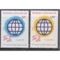 Centroafrica - Correo Yvert 534/35 ** Mnh UPU