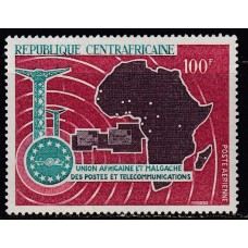 Centroafrica - Aereo Yvert 49 ** Mnh Telecomunicaciones