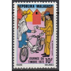 Madagascar - Correo 1972 Yvert 501 ** Mnh Dia del Sello