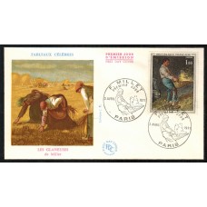 Francia Sobres Primer Dia FDC Yvert 1672 - Pintura Millet 1971