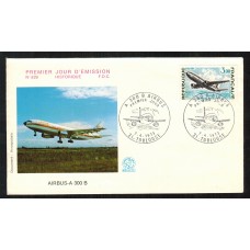 Francia Sobres Primer Dia FDC Yvert 1751 - Airbus Toulouse 1973