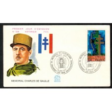 Francia Sobres Primer Dia FDC Yvert 1941 - Charles de Gaulle 1977