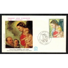 Francia Sobres Primer Dia FDC Yvert 1958 - Pintor Rubens 1977