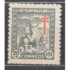 España Sueltos 1944 Edifil 985 Pro tuberculosos ** Mnh