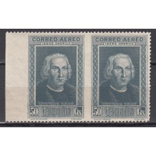 España Variedades 1930 Edifil 562sph ** Mnh - Pareja horizontal sin dentar por enmedio