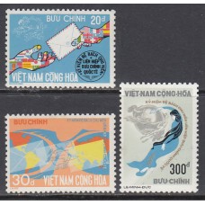 Vietnam del Sur - Correo Yvert 489/91 ** Mnh UPU