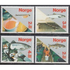 Noruega - Correo 1987 Yvert 933/36 ** Mnh Dia del Sello