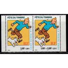 Francia - Correo 2000 Yvert P3304A ** Mnh Comic - Tintin - Dia del Sello