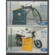 Ecuador - Correo 2011 Yvert 2354/5 ** Mnh Upaep - Buzones