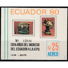 Ecuador - Hojas Yvert 47 ** Mnh UPU