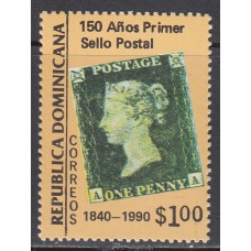 Dominicana - Correo 1990 Yvert 1081 ** Mnh Dia del Sello