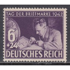 Alemania Imperio Correo 1942 Yvert 735 * Mh Dia del Sello