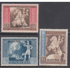 Alemania Imperio Correo 1942 Yvert 746A/C * Mh