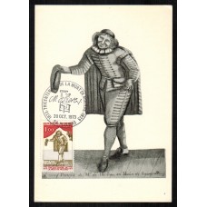 Francia - Carta Postal - Yvert 1699 - Muerte de Moliere 1973