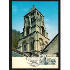 Francia - Carta Postal - Yvert 2253 - Brantome Iglesia 1983