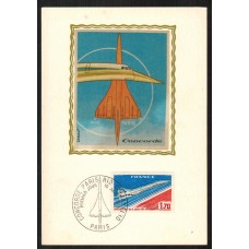 Francia - Carta Postal - Yvert Aereo 49 - Avión Concorde Paris