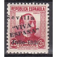 Locales Patrióticos Sevilla 1936 Edifil 24 ** Mnh