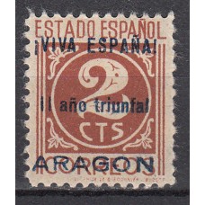 Locales Patrióticos Zaragoza 1937 Edifil 42 * Mh