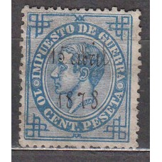 España Reinado Alfonso XII 1876 Edifil 184 usado Bonito