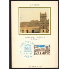 Francia - Carta Postal - Yvert 75 - Unesco Paris 1983 - Mauritania Chinguetti