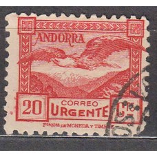 Andorra Española Sueltos 1935 Edifil 44 usado