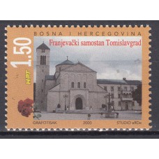 Herceg Bosna - Correo Yvert 48C ** Mnh Monasterio