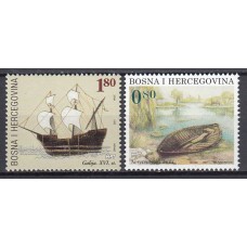 Herceg Bosna - Correo Yvert 57/58 ** Mnh Barcos