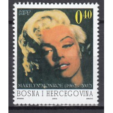 Herceg Bosna - Correo Yvert 75 ** Mnh Personaje - Actriz - Marilyn Monroe