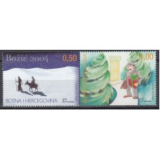 Herceg Bosna - Correo Yvert 118/19 ** Mnh Navidad