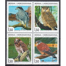 Herceg Bosna - Correo Yvert 216/19 ** Mnh Fauna - Aves