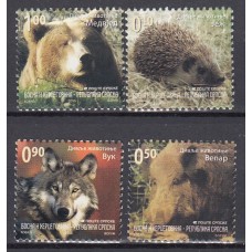 República Serbia (de Bosnia) - Correo Yvert 464/67 ** Mnh Fauna