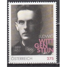 Austria Correo 2022 Yvert 3493 ** Mnh Personaje Ludwig Kittgentein